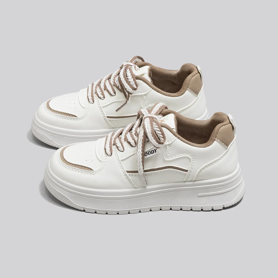 Women's Trendy Sneakers Breathable Mesh Upper Soft Soles Fashionable Casual Spring Autumn New Style Women's Footwear