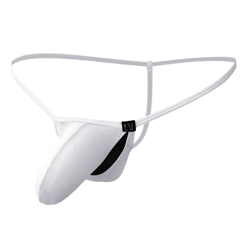 Bulge Pouch Men Thong Underwear Bedroom Wear Men Hollowed-out Thongs G-strings Split Type Briefs Style Low Rise