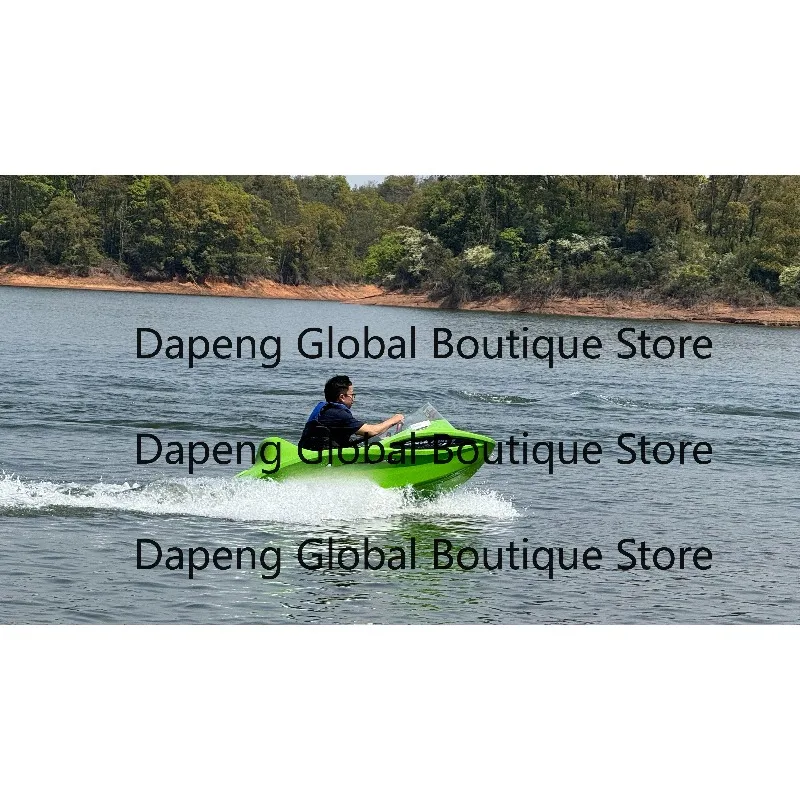 New Arrival Plastic Powered Electric Jet Boat with Inboard Engine Speed Boat Mini Jet Boat