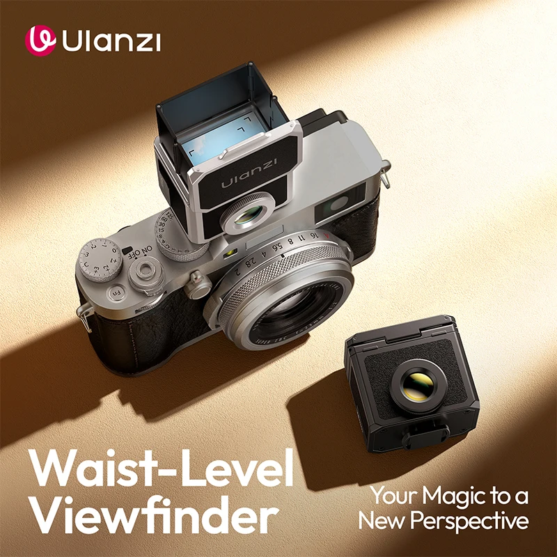 Ulanzi VF01 Waist-Level Viewfinder Universal Street Landscapes for Sony A6000 for Nikon Z30 for Canon R100 Cameras Vlog Shots