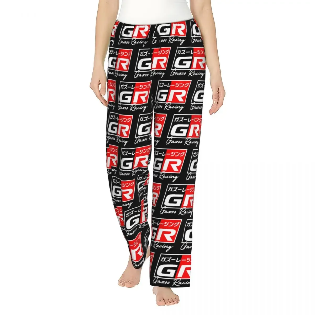

Custom GR Japanese Logo Sport Women Pajama Pants Lounge Sleep Sleepwear Bottoms with Pockets