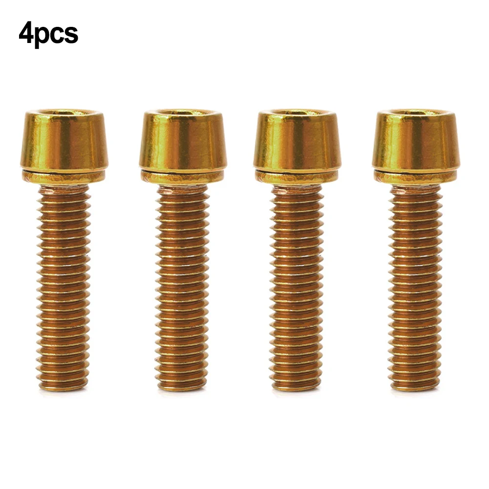Hot Sales M5x20mm  M6x20mm  Steel Multiple Colors Bike Bicycle Steering Handlebar Stem Screws Bolts Replace Practical Parts