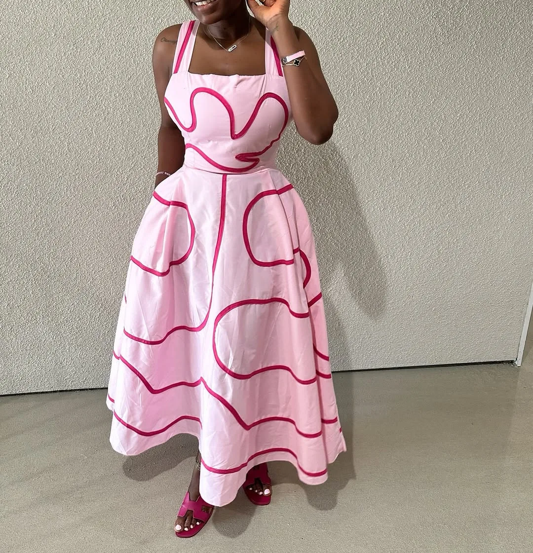 2025 mode femmes sans manches rayé imprimé grande balançoire Maxi longue débardeur plage vacances soirée robes robes Sexy robes