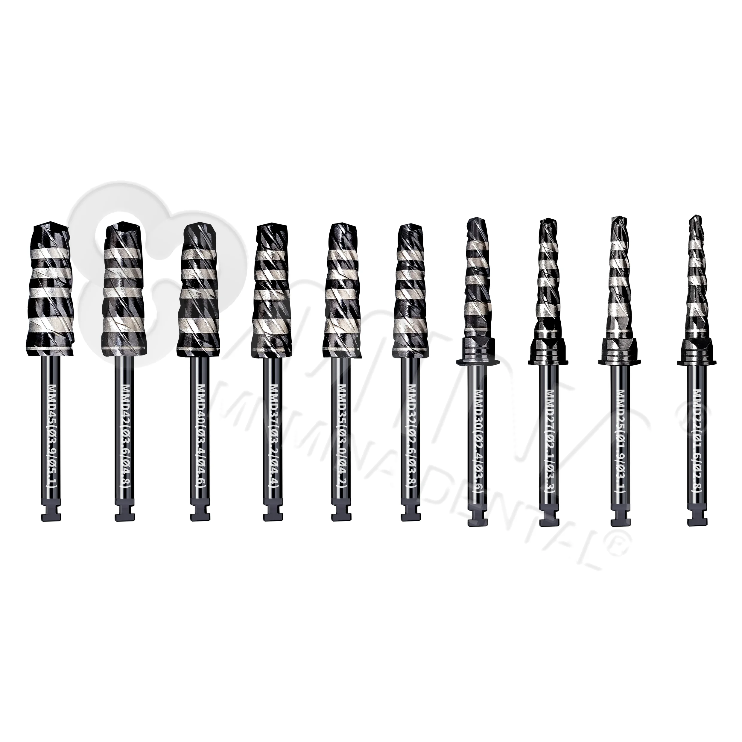 

Главный дрель MINA Interal Sinus с функцией расширения костей обратной резьбы