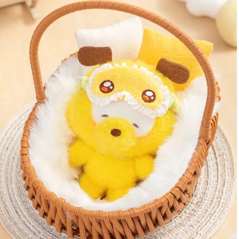 Pluszowa zawieszka Stitch Myszka Miki Kubuś Puchatek z zakrytymi oczami, urocza miękka lalka, dekoracja do plecaka, gadżet anime, zabawka z kreskówki, prezent