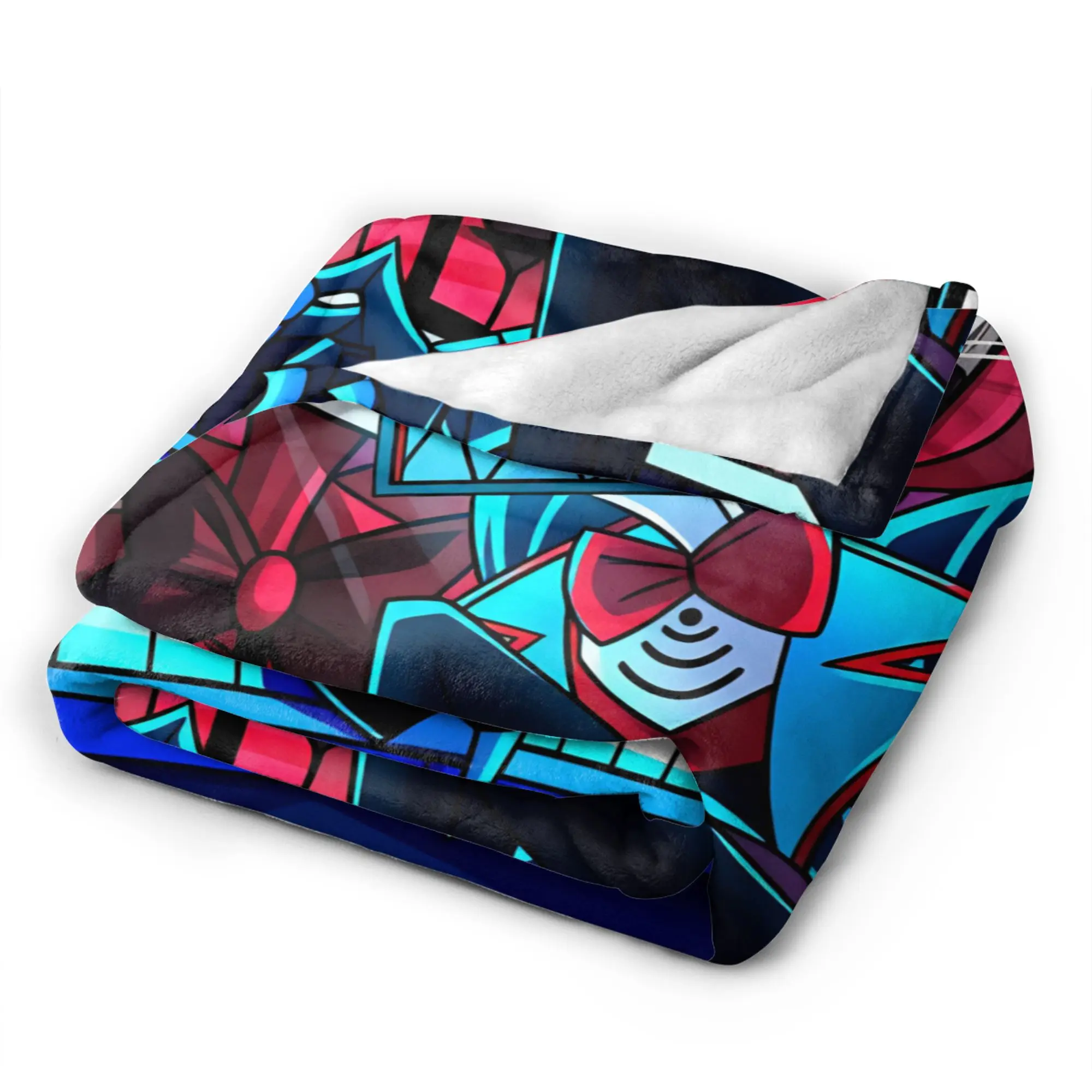 Relax Alastor Vox  Blanket Quality Super Soft Hazbines Hoteles Bedding Throws Winter Kids Adult Couch Bed Aesthetic Bedspread