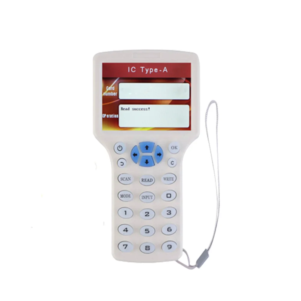 RFID Smart Chip Reader 13.56Mhz Key Copier 125Khz Token Writer IC ID Badge Duplicator NFC Tag Programmer