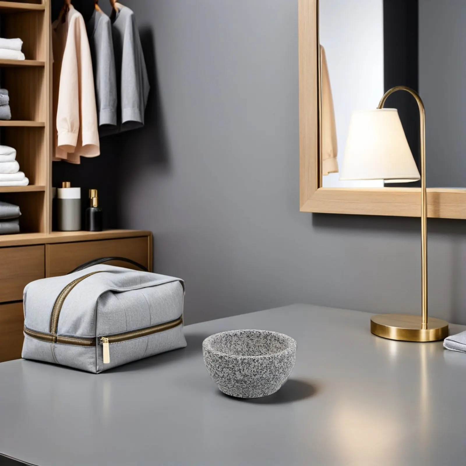 

Aromatherapy Sauna Stone Cup Heatproof Essential Oil Diffuser Bowl for Sauna Room Home Spa Bedroom Relaxation Accessory 12x6cm