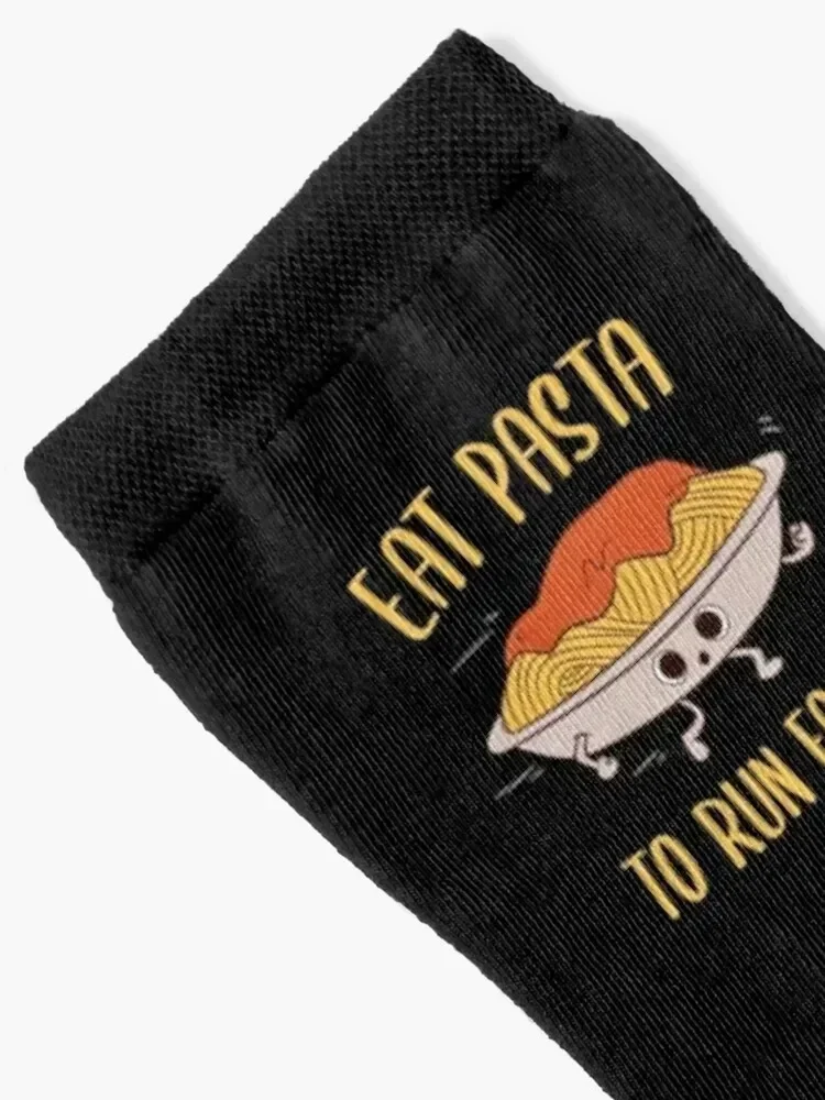 Pasta - Eat Pasta to run fasta Socks kawaii cotton Climbing moving stockings Socks Men's Women's