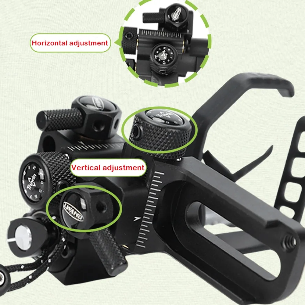 بكرة القوس السهم بقية أربعة اتجاهات قابل للتعديل مجمع القوس قطرة بعيدا السهم بقية الصيد الرماية الرماية الهدف الألومنيوم 6061-T6