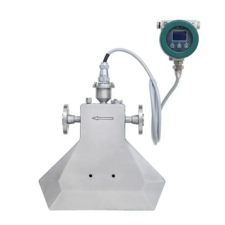 DN6 0.2% RS485 Ultra-low Temperature Medium Flowmeter 4-20mA Slurry Water Coriolis Mass Flow Meter
