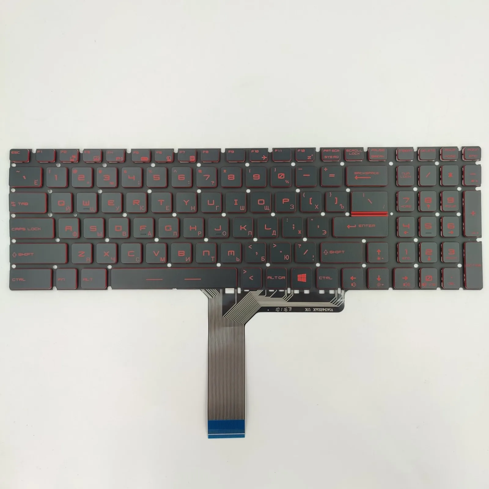 US RU Layout for MSI GE72 GF75 PX60 MS-16J1 16J2 16J3 16J4 16J5 16J9 16JB laptop keyboard