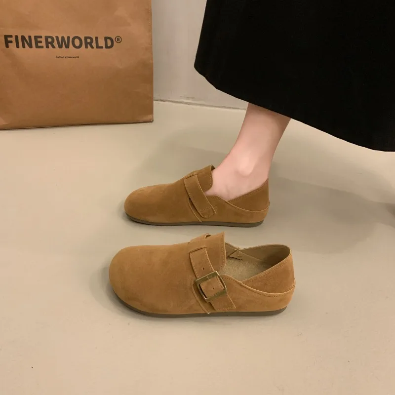 

Fashion Soft-soled Platform Slippers for Women 2026 New Women's Slippers Retro Half Slippers Luxury Designer Shoes for Women 슬리퍼