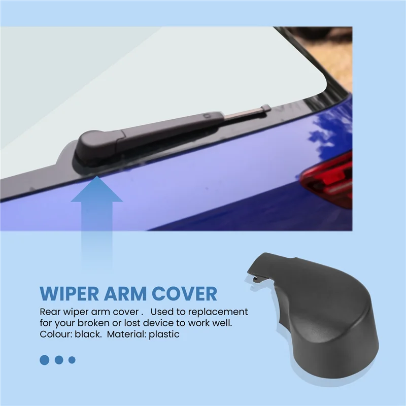 دقيقة 2 حزمة النافذة الخلفية ممسحة غطاء للذراع غطاء 5K6955435 5K6955427A ل- أطلس 2018-2019