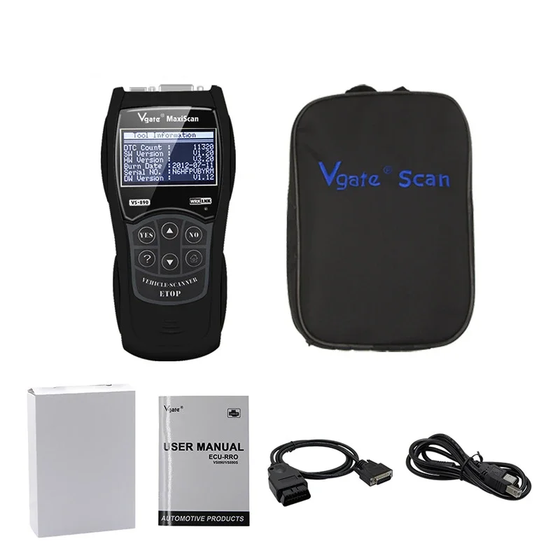 Vgate ScanTool VS890 OBD2 multi-language support Chinese car detector Maxiscan