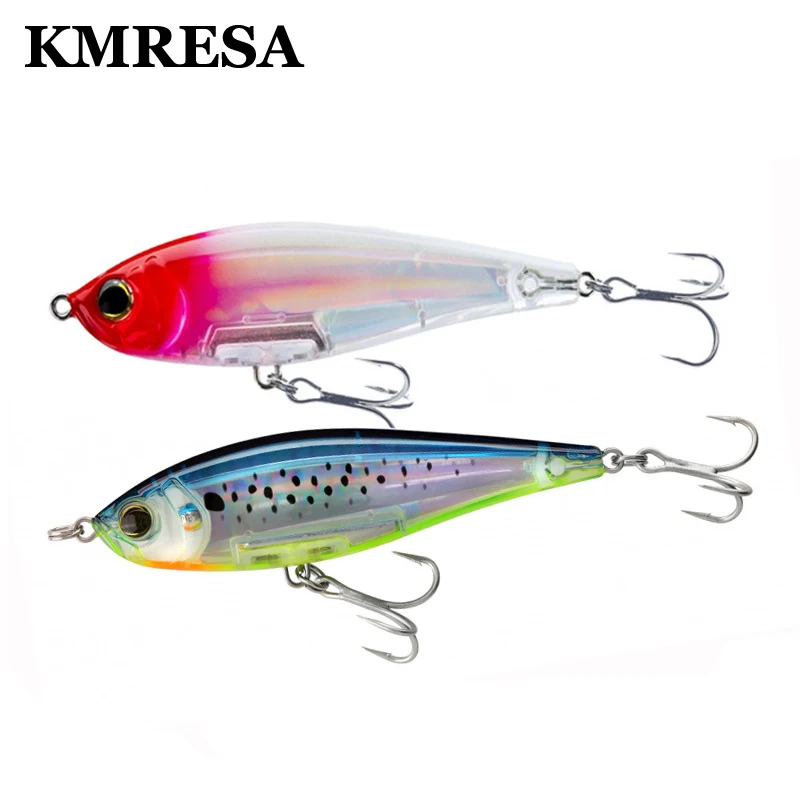 90mm 18g 3D Inshore Twitch Bait Sinking Lures Saltwater trout fishing Isca Artificial Pencil Pesca Wobblers Carpe Fish