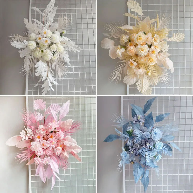 

Свадебный имитационный цветок, птичье гнездо, лист, белый наземный ряд, цветок Морі, розовый рогатый цветок, дорожный свинцовый цветочный ряд, свадебный фон