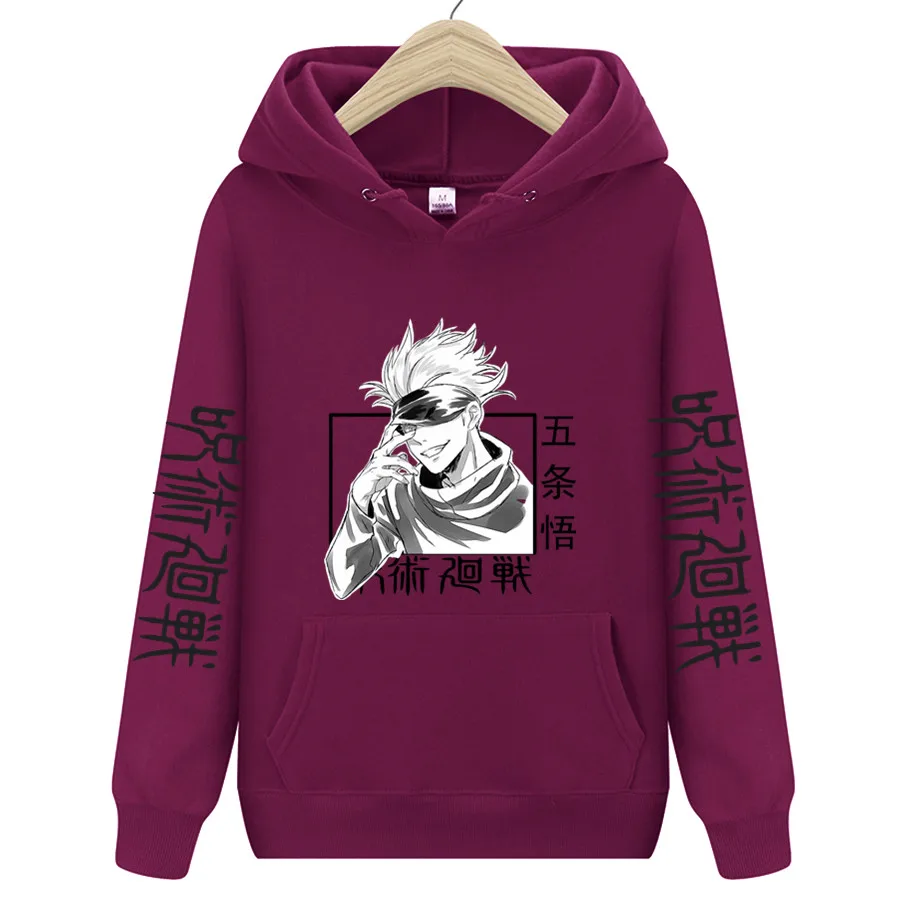 

Jujutsu Kaisen Anime Hoodies Funny Sukuna Hip Hop Hoodie Sweatshirts Streetwear Pullover for Women and Men