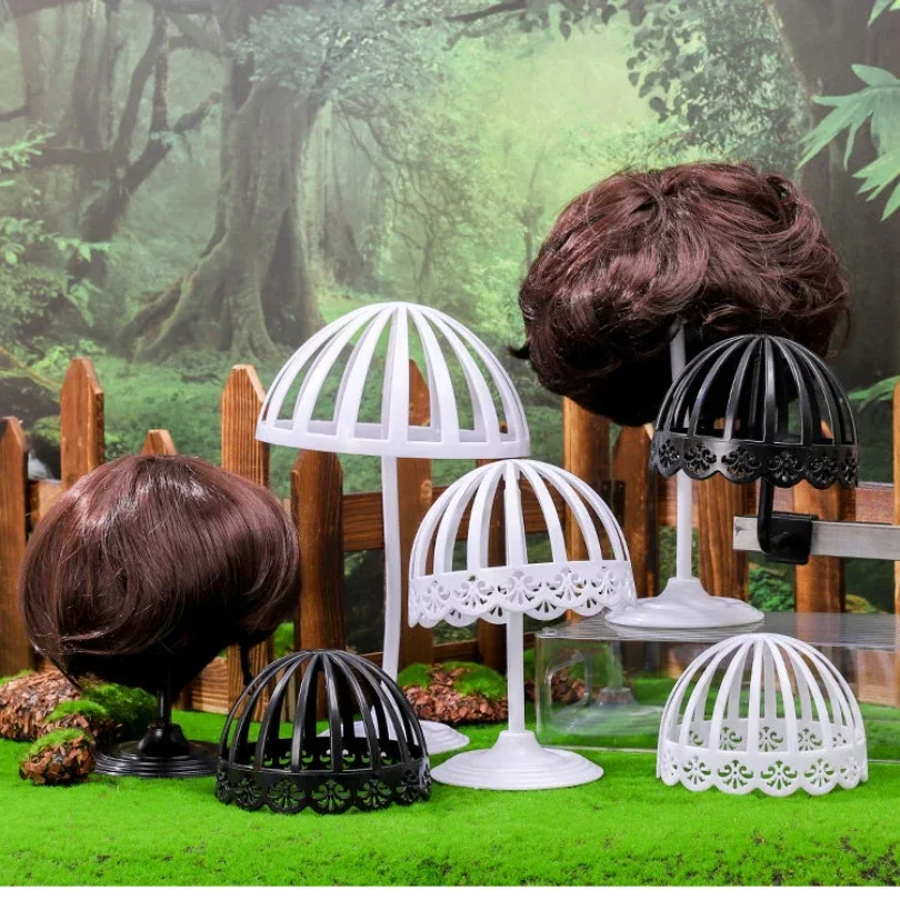 5 Pieces Hats Showcase Rack Mother and Baby Stores Kids Adult Scarf Clothes Wig Hair Decor Display Support Shelf Goods Organizer