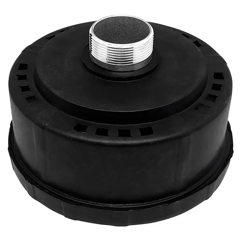 

N96R 1 шт. Шумопоглощающий фильтр для воздушного компрессора, круглый глушитель-фильтр в пластиковом корпусе