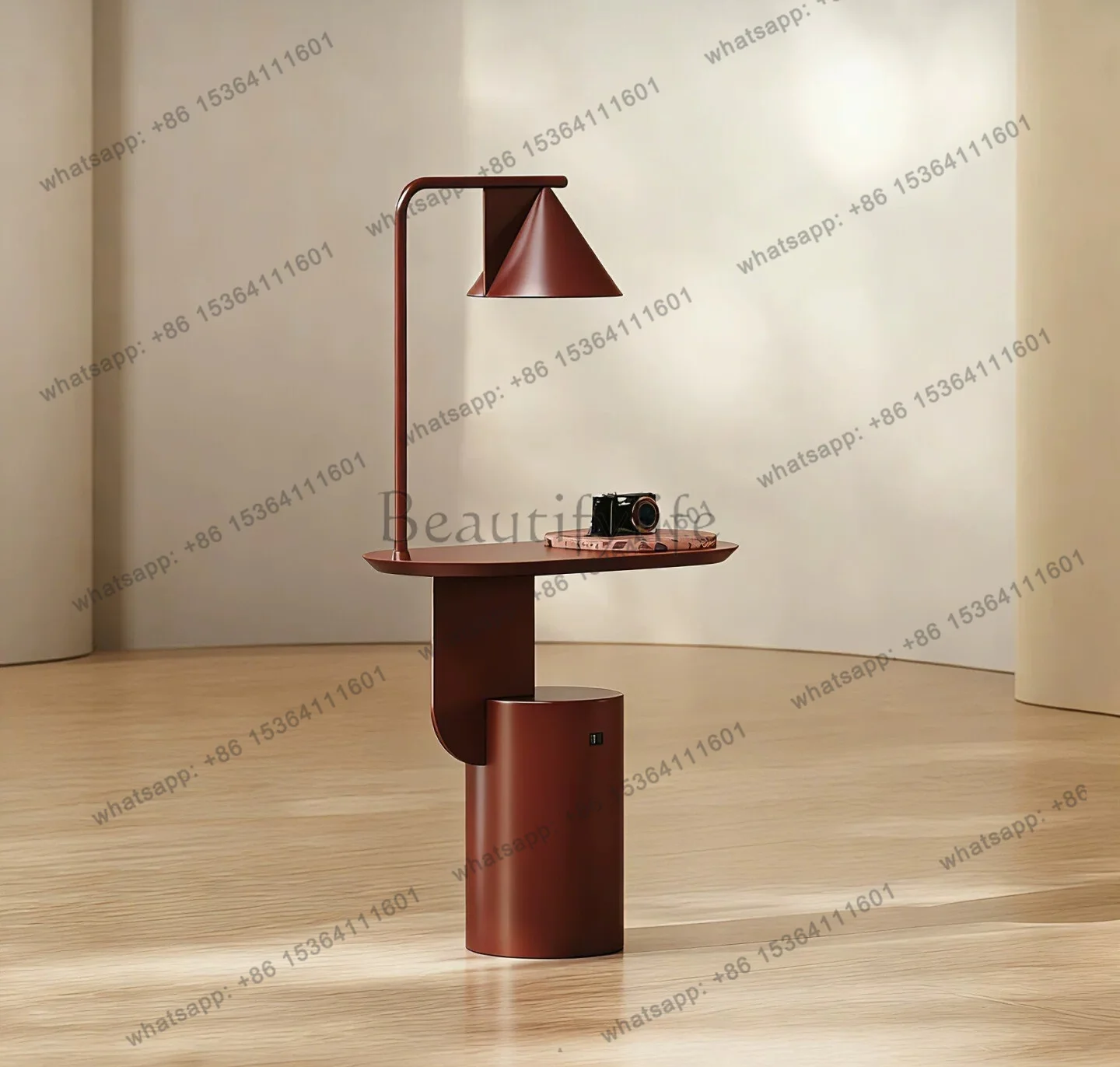 Light luxury smart side few living room sofa wireless charging Nordic modern minimalist wind side few