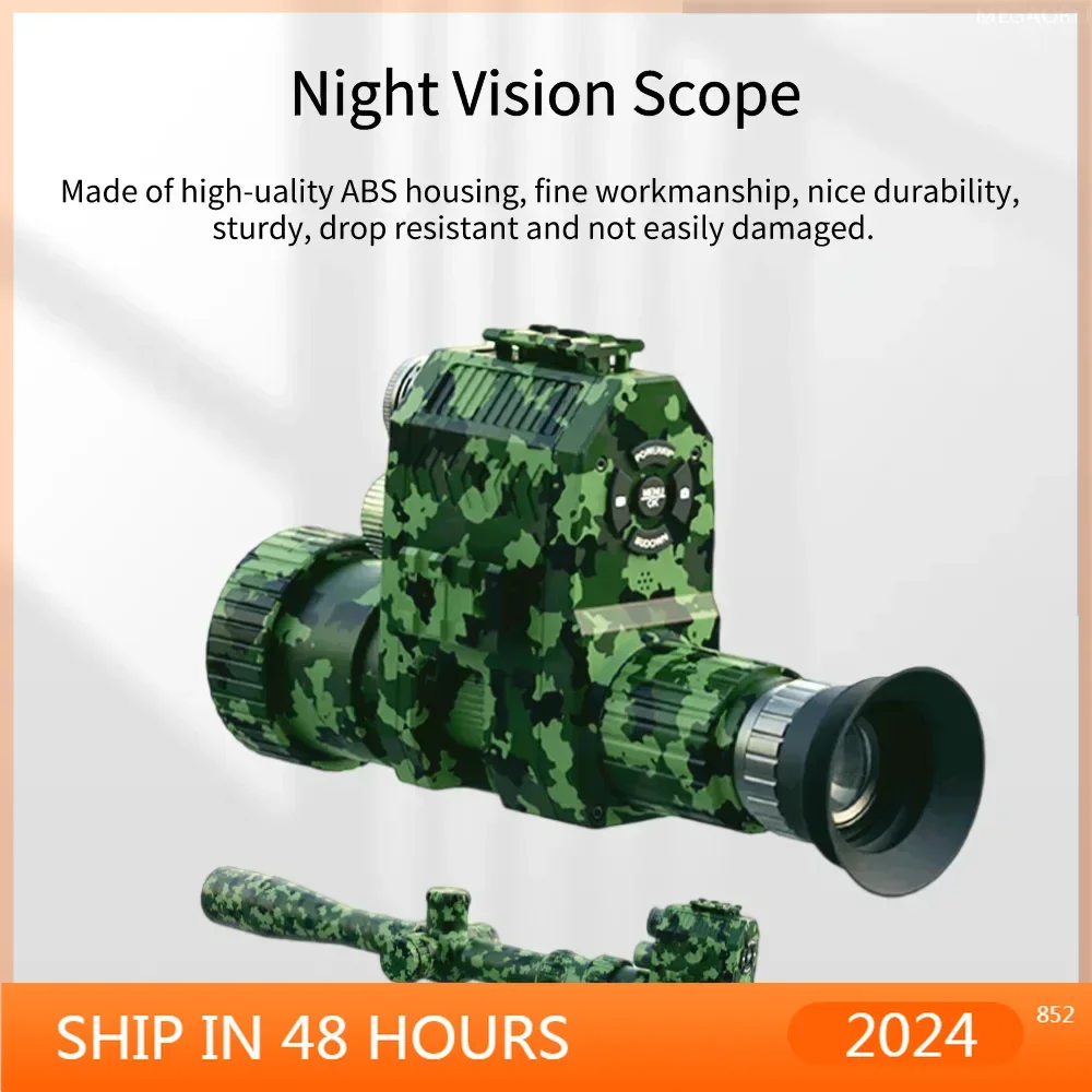 CameraNEW NK007p Digital Night Vision Scope Monocular 1080P 100-400M Infrared Camcorder Photo Video Recording LED IR Laser IR Ni