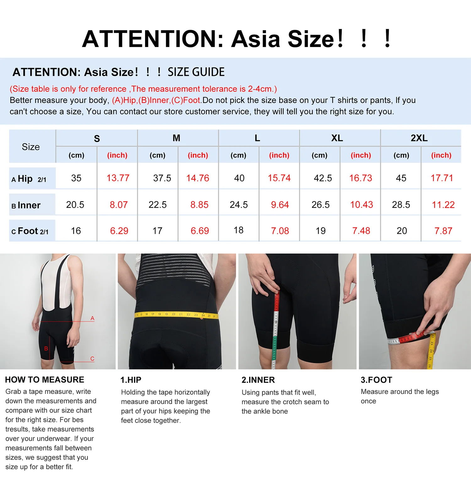 BCBE-ING Herren Pro Race Level Radhose mit Träger 7-Stunden-Elastikpolster Radhose mit hoher Taille 4-Wege-Stretch – Detail 1