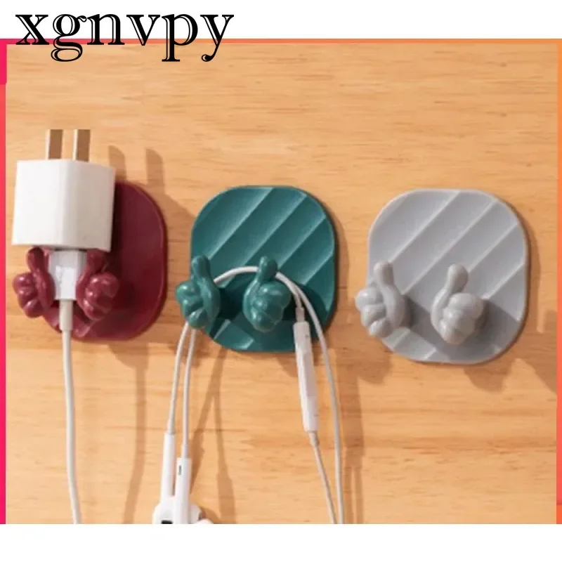 

Xgnvpy 3 шт. многофункциональные крючки для больших пальцев-самоклеящиеся, зажим для кабеля, идеальные кухонные и домашние аксессуары