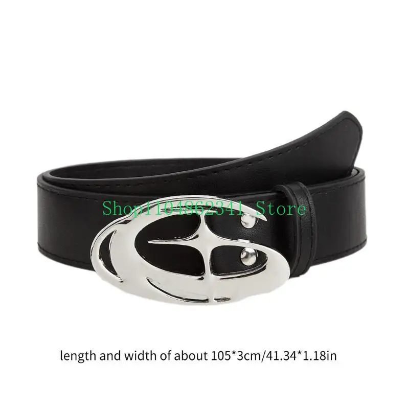 حزام بإبزيم معدني للنساء، حزام جينز بسيط من البولي يوريثان، حزام خصر نسائي غير رسمي، ديكورات خصر عصرية