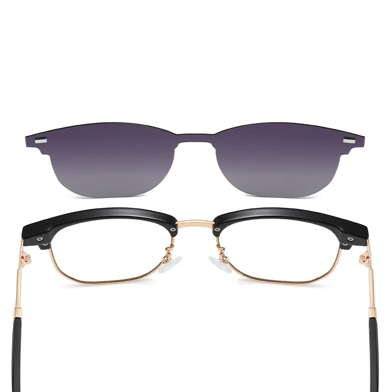 Kandrea Nieuwe Mode Optische Bijziendheid Magnetische Gepolariseerde Zonnebril Merk Designer Mannen Vrouwen Dual-Purpose Clip-On Bril Cg3202