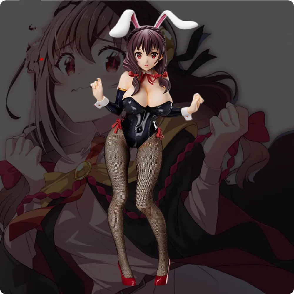 

Аниме-фигурка Yunyun Bunny Girl в стиле B, 35 см, KonoSuba Божье благословение в этом чудесном мире! Фигурка Megumin, модель игрушки