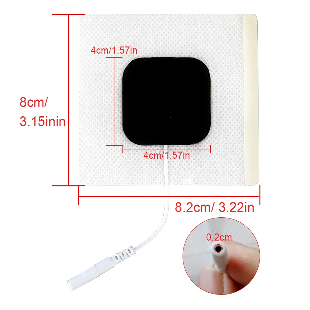 10/20PCS Tape Electrode Pads For Electric Tens Acupuncture Therapy Machine for Slimming Pulse Massager Sticker Anti-shedding Pad