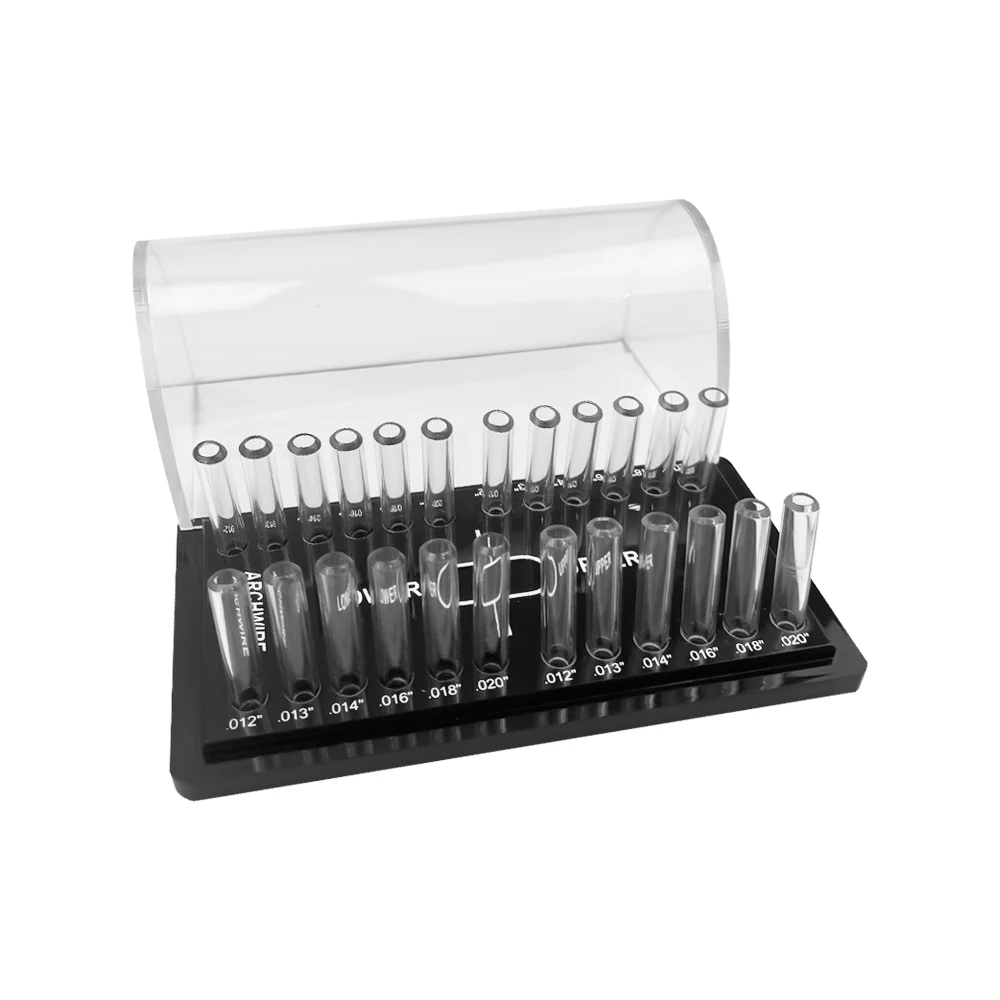 

Dental Acrylic Organizer Holder Ortho ArchWires Round/Rectangular Arch Wires Holder Case For Placing Wires Dentist Storage Box