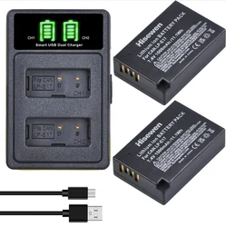 1500mAh LP-E17 LP E17 E17 Camera Li-ion Battery+Dual USB Charger for Canon EOS M3 M5 M6 750D 760D T6i T6s 800D 8000D Kiss X8i