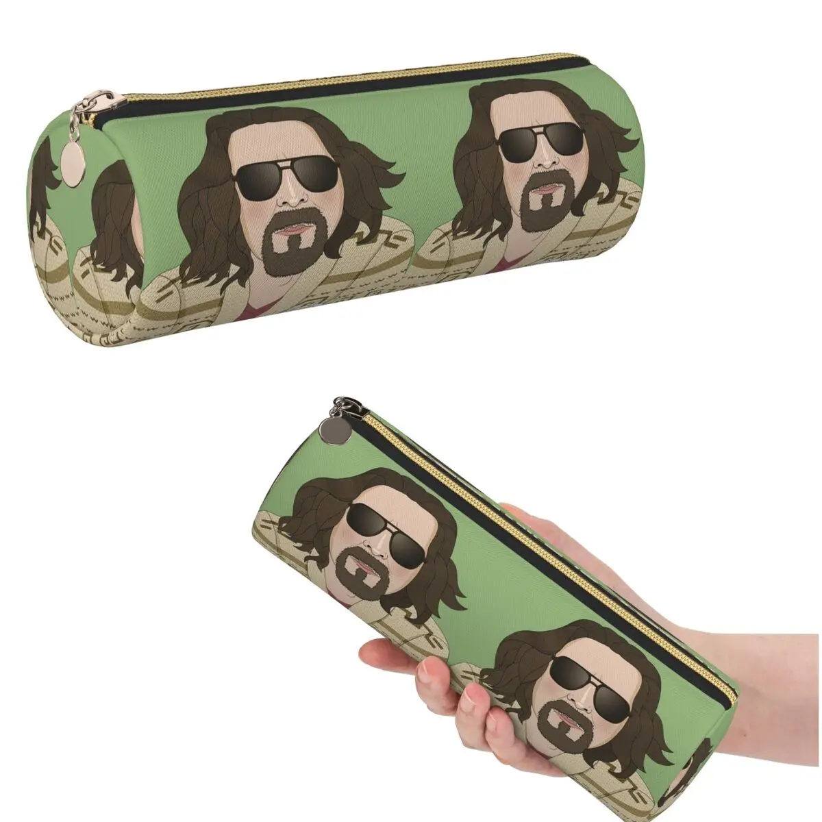 The Dude – The Big Lebowski Federmäppchen für Jungen und Mädchen, Schule, Zylinder-Stiftbox, Stifttasche, Stiftetui