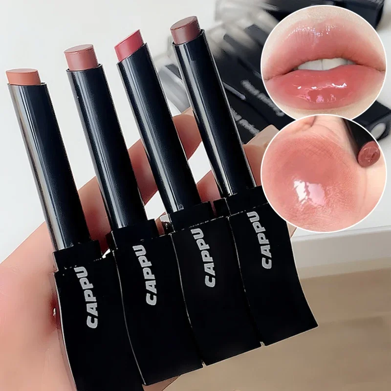 8 Colors Mirror Lipstick Jelly Tinted Lip Balm Moisturizing Lipstick Waterproof Long Lasting Red Lip Tint Korean Makeup Cosmetic