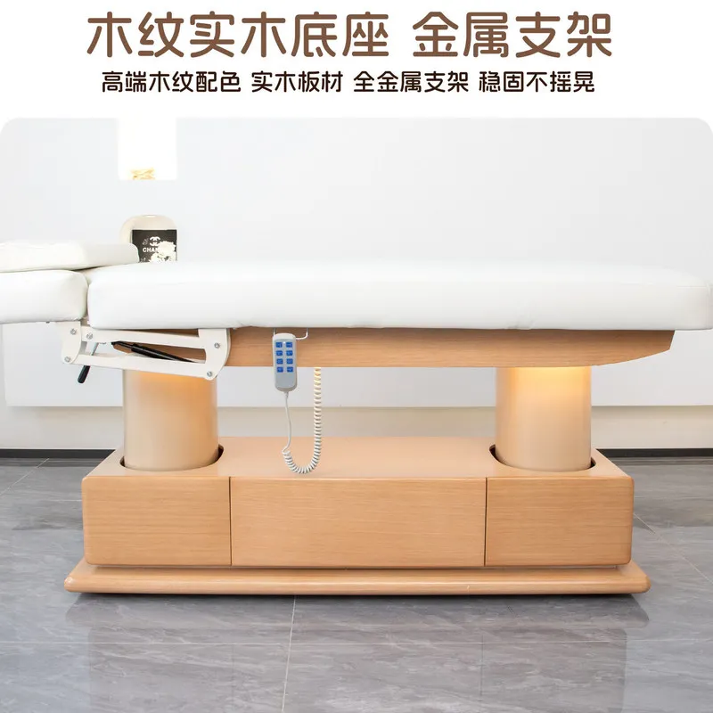 Beauty BedBojue , A Specialized Electric Full-Lift Massage And Therapy Bed For Beauty Salons, With Constant Temperature