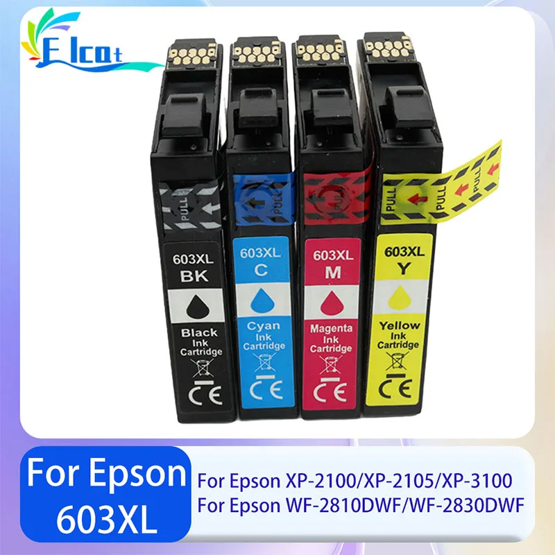 

603XL T603 T603XL 603 XL Ink Cartridge Compatible For Epson XP-2100 XP-2105 XP-3100 XP-3105 XP-4100 WF-2810DWF 2830DWF 28350DWF