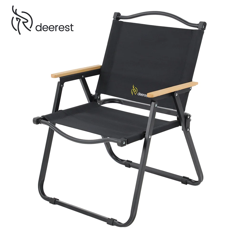 Deerest Camping Folding Chair Outdoor Travel Lounge Lawn Seat Fishing Beach Relax Lightweight Outdoor Portable Kermit Chair