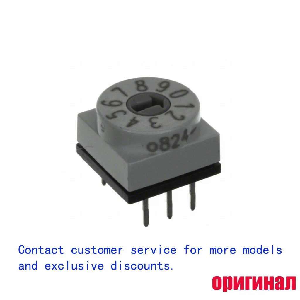 APEM PT65101 Rotary Coded Switch PT65 Through Hole 10 Position BCD 24VDC 400mA