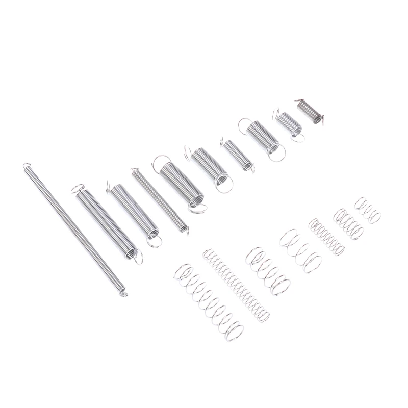 200Pcs Springs Extension Compression Spring Assortment Set Plated Steel Mechanical Stretching Spring For Home Repairs DIY Tool