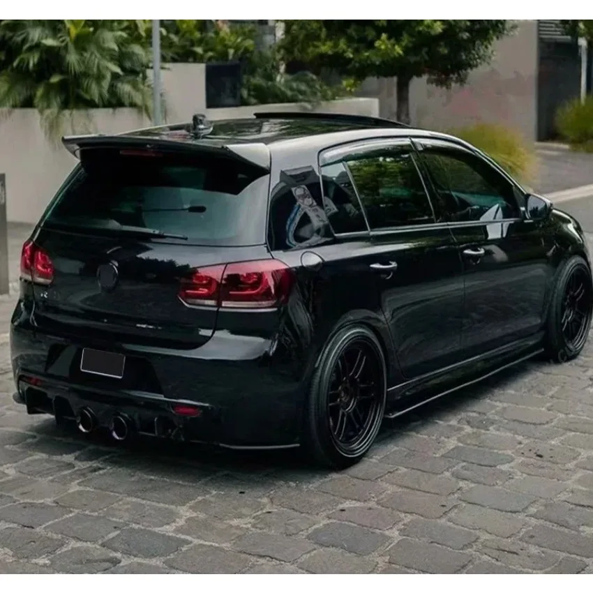 2008-2013 for VW Golf 6 GTI MK6 GTI GTD R20 Robot Style Refit Rear Roof Spoiler Wing Lip Tail Fin Body Kits Trim Tuning