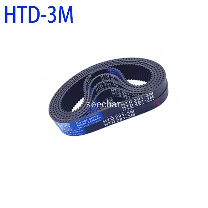 HTD 3M Rubber Timing Belt 816 825 828 831 837 840 843 852 861 885 900 912-3M arc tooth 6/10/15/20mmWidth  pitch 3mm