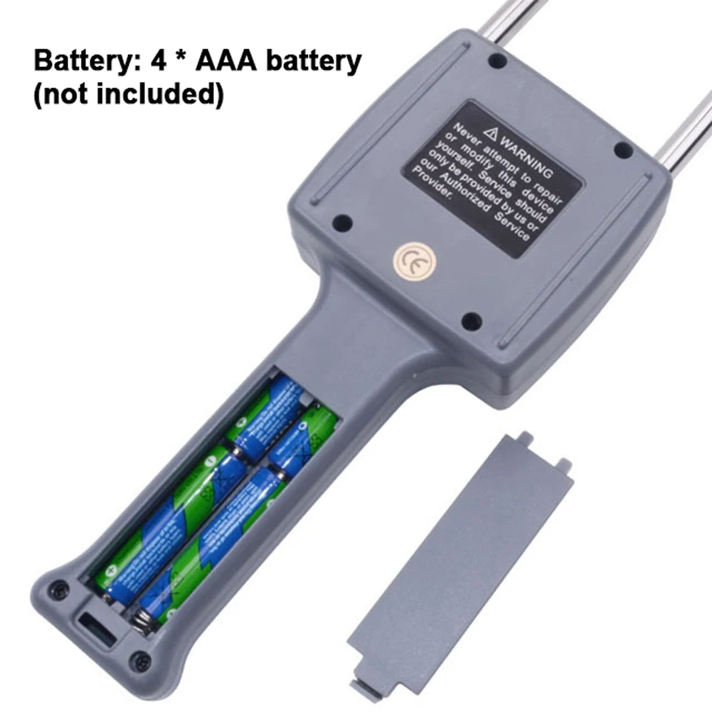

TK100 измеритель влажности, измеритель влажности волокна, 0-80% зонд, тестер влажности, Портативный Анализатор содержания воды для чайной кукурузной соломы