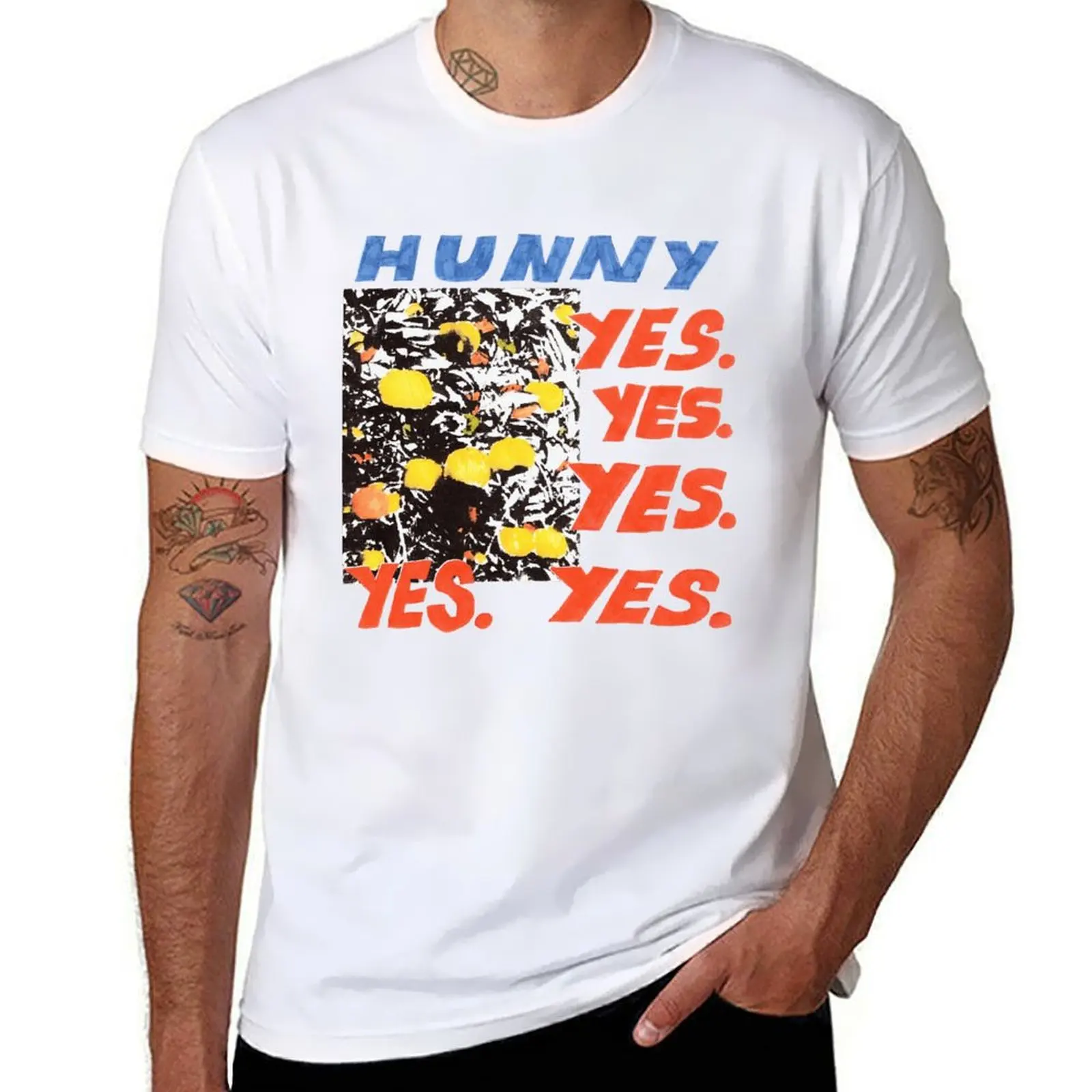 

Hunny Yes For Fans T-Shirt cotton t shirt man anime tshirt T-Shirt