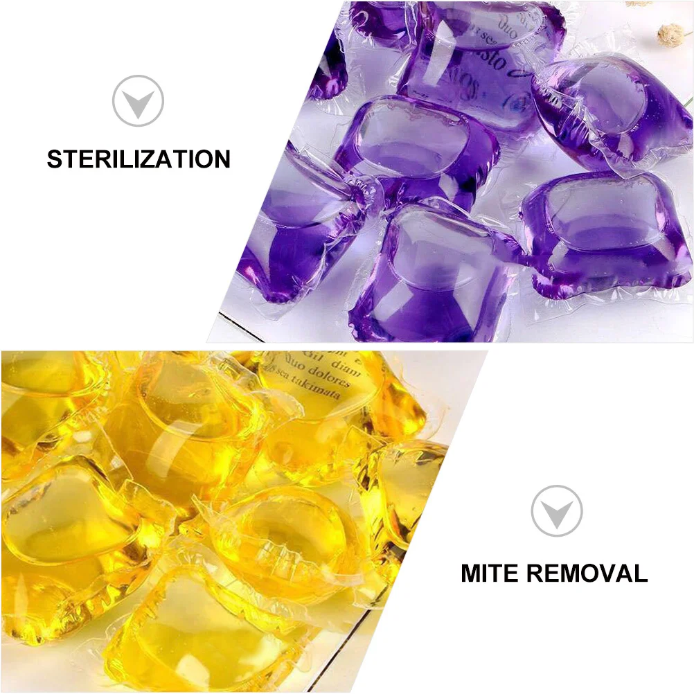 

100 шт., водорастворимая внешняя мембрана для стирки, гибкая дозирующая стерилизация, чистящие средства для одежды, удобные компактные