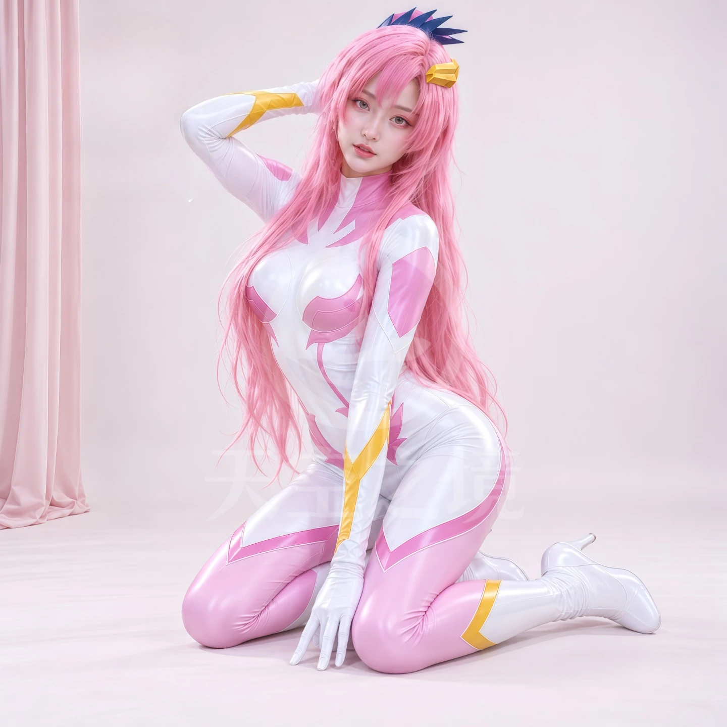 SEED FREEDOM Lux Driving Suit Cos Suit Set Pu Leather Tights