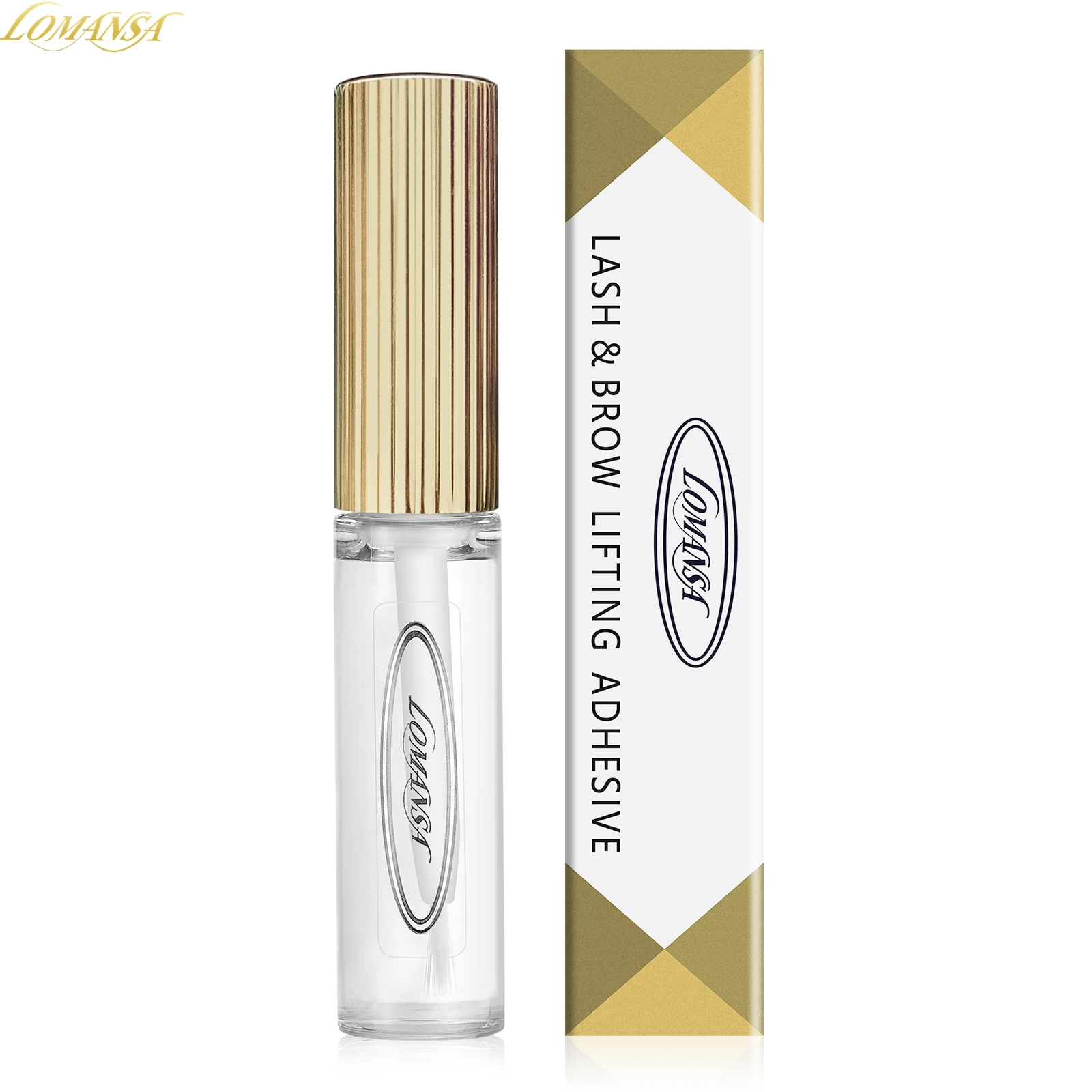 Lomansa Wholesale 7ml Strong Lash Lift Glue Eyelash Lift Perming Pestana Adhesive Clear Eyelash Lamination Glue Makeup Tools