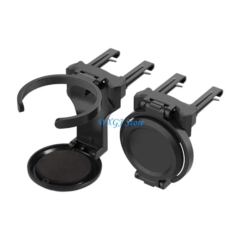 

37JE Retractable Car Cup Holder Support And Ashtray Combination ABS Materials Quick Fold Design For Easy Storage In Vehicles