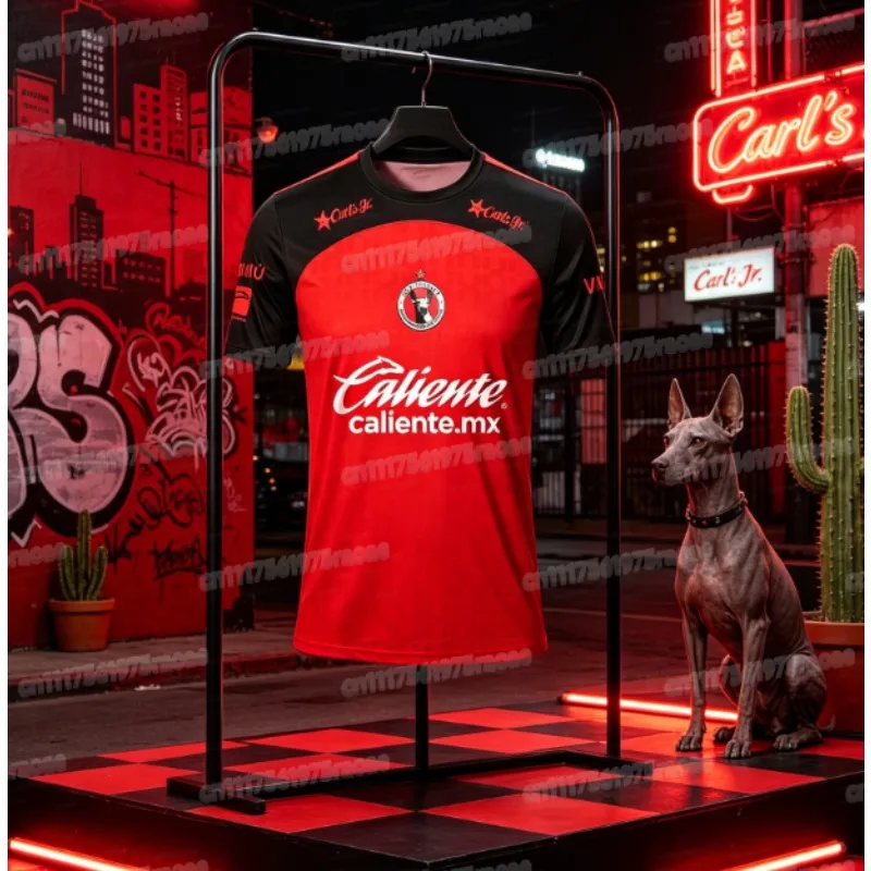 Tijuana Xolos Fan 3D Printed Fan Quick Drying Short Sleeved Football Shirt for Training, Daily Fan Sports, Family Style